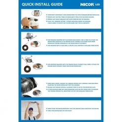 Brand new 😀 DCG Series 6 in. 3000K White Integrated LED Recessed Gimbal Trim by NICOR 🌟 -NICOR Sales Store nicor recessed lighting trims dcg621203kwh 76 1000