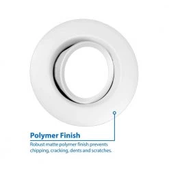 Brand new 😀 DCG Series 6 in. 3000K White Integrated LED Recessed Gimbal Trim by NICOR 🌟 -NICOR Sales Store nicor recessed lighting trims dcg621203kwh c3 1000