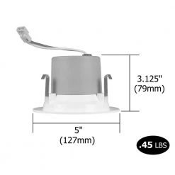 Brand new ✔️ 4 in. Downlight Nickel Integrated LED Recessed Trim Retrofit Light by NICOR 🔔 -NICOR Sales Store nicor recessed lighting trims dcr41061202knk fa 1000