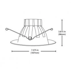 Buy 😀 DCR56(v2) 6 in. 1200 Lumens Integrated LED Retrofit White Recessed Trim Light, 5000K by NICOR ✨ -NICOR Sales Store nicor recessed lighting trims dcr562121205kwh 1f 1000