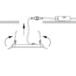 Outlet ✔️ DLE Series 4 in. Round 2700K Black Integrated LED Recessed Canless Downlight with Trim by NICOR 👏 -NICOR Sales Store nicor recessed lighting trims dle421202krdbk fa 1000
