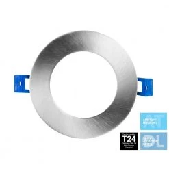 Wholesale 🔔 DLE Series 4 in. Round 2700K Nickel Integrated LED Recessed Canless Downlight with Trim by NICOR 👍 -NICOR Sales Store nicor recessed lighting trims dle421202krdnk a0 1000