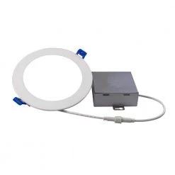 Discount ๐ 4 in. Round 2700K Remodel IC-Rated Recessed Integrated LED Edge Lit Downlight Kit by NICOR ๐