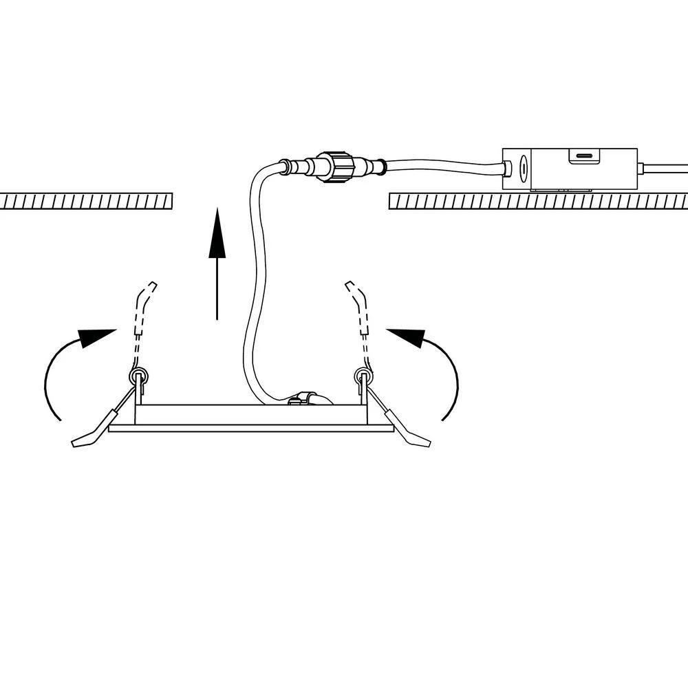 Best reviews of ❤️ DLE Series 4 in. Square 2700K Nickel Integrated LED Recessed Canless Downlight with Trim by NICOR 💯 11 Best reviews of ❤️ DLE Series 4 in. Square 2700K Nickel Integrated LED Recessed Canless Downlight with Trim by NICOR 💯 - Image 9