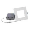 Promo ⭐ 4 in. Square 2700K Remodel IC-Rated Recessed Integrated LED Edge Lit Downlight Kit by NICOR 👏 -NICOR Sales Store nicor recessed lighting trims dle421202ksqwh 64 1000
