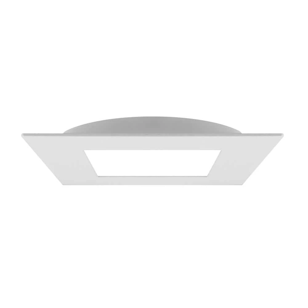 Best Sale 🔔 4 in. Square 3000K Remodel IC-Rated Recessed Integrated LED Edge Lit Downlight Kit by NICOR 😍 7 Best Sale 🔔 4 in. Square 3000K Remodel IC-Rated Recessed Integrated LED Edge Lit Downlight Kit by NICOR 😍 - Image 5