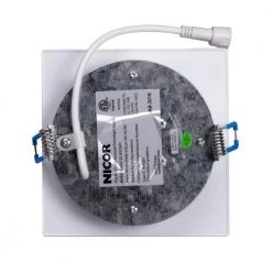 Best Sale 🔔 4 in. Square 3000K Remodel IC-Rated Recessed Integrated LED Edge Lit Downlight Kit by NICOR 😍 12 Best Sale 🔔 4 in. Square 3000K Remodel IC-Rated Recessed Integrated LED Edge Lit Downlight Kit by NICOR 😍 -NICOR Sales Store nicor recessed lighting trims dle421203ksqwh 66 1000