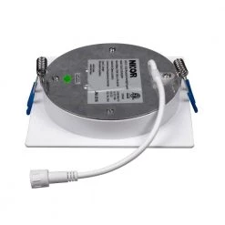 Best deal ๐ 4 in. Square 4000K Remodel IC-Rated Recessed Integrated LED Edge Lit Downlight Kit by NICOR ๐ฅฐ 17 Best deal ๐ 4 in. Square 4000K Remodel IC-Rated Recessed Integrated LED Edge Lit Downlight Kit by NICOR ๐ฅฐ -NICOR Sales Store nicor recessed lighting trims dle421204ksqwh fa 1000