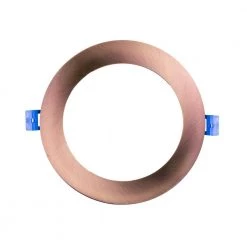 Deals 👏 DLE Series 6 in. Round 2700K Aged Copper Integrated LED Recessed Canless Downlight with Trim by NICOR 👏