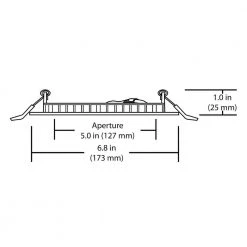 Discount 🥰 DLE Series 6 in. Round 4000K Nickel Integrated LED Recessed Canless Downlight with Trim by NICOR 🌟 -NICOR Sales Store nicor recessed lighting trims dle621204krdnk 4f 1000
