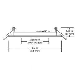 Brand new 💯 DLE Series 6 in. Square 4000K Black Integrated LED Recessed Canless Downlight with Trim by NICOR 🔥 21 Brand new 💯 DLE Series 6 in. Square 4000K Black Integrated LED Recessed Canless Downlight with Trim by NICOR 🔥 -NICOR Sales Store nicor recessed lighting trims dle621204ksqbk 4f 1000