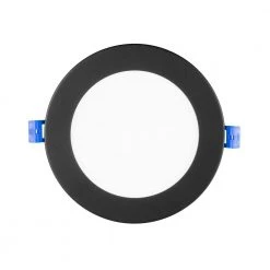 Best Pirce 😍 DLE Series 6 in. Round 5000K Black Integrated LED Recessed Canless Downlight with Trim by NICOR 😉 -NICOR Sales Store nicor recessed lighting trims dle621205krdbk a0 1000