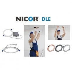 Best Pirce 😍 DLE Series 6 in. Round 5000K Black Integrated LED Recessed Canless Downlight with Trim by NICOR 😉 -NICOR Sales Store nicor recessed lighting trims dle621205krdbk fa 1000