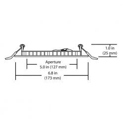 Top 10 ✔️ DLE Series 6 in. Round 5000K Nickel Integrated LED Recessed Canless Downlight with Trim by NICOR ⭐ 22 Top 10 ✔️ DLE Series 6 in. Round 5000K Nickel Integrated LED Recessed Canless Downlight with Trim by NICOR ⭐ -NICOR Sales Store nicor recessed lighting trims dle621205krdnk 4f 1000