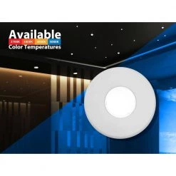 Outlet ✔️ DLF SureFit(v3) 5 in. 10.1-Watt Round White Integrated LED Recessed Light Trim, 4000K by NICOR 👍 -NICOR Sales Store nicor recessed lighting trims dlf301204kwh 66 1000