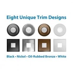 Outlet ✔️ DLF SureFit(v3) 5 in. 10.1-Watt Round White Integrated LED Recessed Light Trim, 4000K by NICOR 👍 -NICOR Sales Store nicor recessed lighting trims dlf301204kwh c3 1000