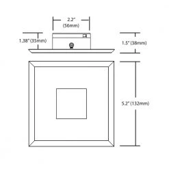 Flash Sale 🎁 DLF SureFit(v3) 5 in. 10.1-Watt Square Black Integrated LED Recessed Light Trim, 5000K by NICOR 👏 -NICOR Sales Store nicor recessed lighting trims dlf301205ksqbk 4f 1000