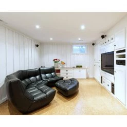 New 🤩 4 in. White Retractable Wall Wash Integrated LED Recessed Downlight Trim, 2700K, 90 CRI by NICOR ⌛ -NICOR Sales Store nicor recessed lighting trims dlr4 r 10 120 2k wh 31 1000