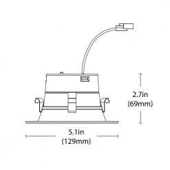 Promo ❤️ DLR4(v6) 4 in. Oil-Rubbed Bronze Selectable CCT Recessed Integrated LED Downlight Trim by NICOR 🔔 -NICOR Sales Store nicor recessed lighting trims dlr4607120sob 4f 1000