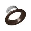 Promo ❤️ DLR4(v6) 4 in. Oil-Rubbed Bronze Selectable CCT Recessed Integrated LED Downlight Trim by NICOR 🔔 -NICOR Sales Store nicor recessed lighting trims dlr4607120sob 64 1000
