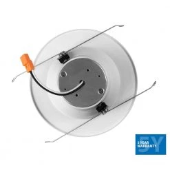 Hot Sale 🎉 5/6 in. 5000K White Integrated LED Recessed Retrofit Downlight Trim by NICOR 🧨 -NICOR Sales Store nicor recessed lighting trims dlr565081205kwh 77 1000