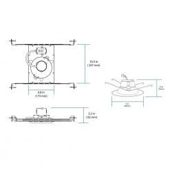Top 10 ⌛ 6 in. White 800 Lumens 5000K New Construction Recessed Integrated LED Kit by NICOR 🌟 -NICOR Sales Store nicor recessed lighting trims dlr565sys085kwh 1f 1000