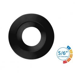 New 😉 DLR Series 5-6 in. Black Selectable CCT Integrated LED Recessed Retrofit Downlight Trim, Remodel, Dimmable, 12-Pack by NICOR 🌟 14 New 😉 DLR Series 5-6 in. Black Selectable CCT Integrated LED Recessed Retrofit Downlight Trim, Remodel, Dimmable, 12-Pack by NICOR 🌟 -NICOR Sales Store nicor recessed lighting trims dlr56609120sbk 12pk 40 1000