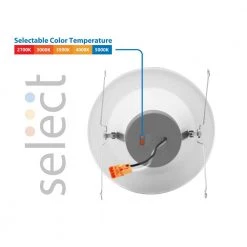 New 😉 DLR Series 5-6 in. Black Selectable CCT Integrated LED Recessed Retrofit Downlight Trim, Remodel, Dimmable, 12-Pack by NICOR 🌟 17 New 😉 DLR Series 5-6 in. Black Selectable CCT Integrated LED Recessed Retrofit Downlight Trim, Remodel, Dimmable, 12-Pack by NICOR 🌟 -NICOR Sales Store nicor recessed lighting trims dlr56609120sbk 12pk 66 1000