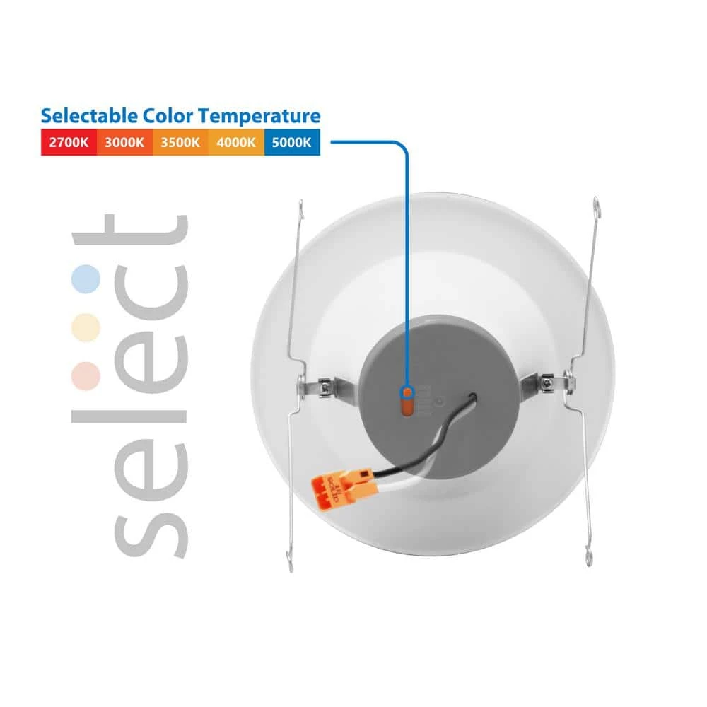 New 😉 DLR Series 5-6 in. Black Selectable CCT Integrated LED Recessed Retrofit Downlight Trim, Remodel, Dimmable, 12-Pack by NICOR 🌟 7 New 😉 DLR Series 5-6 in. Black Selectable CCT Integrated LED Recessed Retrofit Downlight Trim, Remodel, Dimmable, 12-Pack by NICOR 🌟 - Image 6