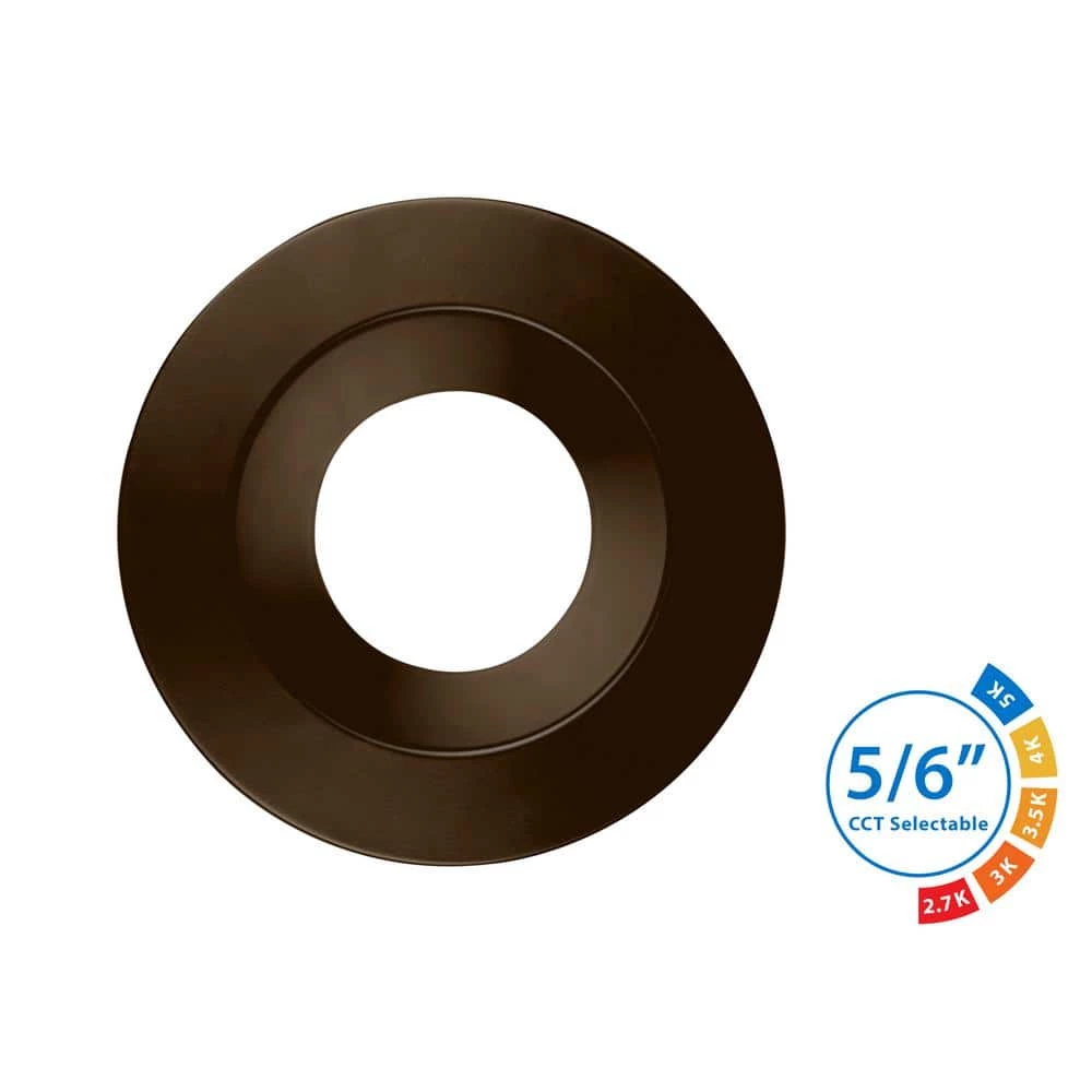 Best reviews of โจ 5 in. to 6 in. Oil-Rubbed Bronze Selectable CCT High-Output Integrated LED Recessed Retrofit Downlight Trim by NICOR ๐ 5 Best reviews of โจ 5 in. to 6 in. Oil-Rubbed Bronze Selectable CCT High-Output Integrated LED Recessed Retrofit Downlight Trim by NICOR ๐ - Image 3