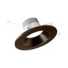 Best reviews of ✨ 5 in. to 6 in. Oil-Rubbed Bronze Selectable CCT High-Output Integrated LED Recessed Retrofit Downlight Trim by NICOR 🌟