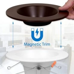 Best reviews of โจ 5 in. to 6 in. Oil-Rubbed Bronze Selectable CCT High-Output Integrated LED Recessed Retrofit Downlight Trim by NICOR ๐ 16 Best reviews of โจ 5 in. to 6 in. Oil-Rubbed Bronze Selectable CCT High-Output Integrated LED Recessed Retrofit Downlight Trim by NICOR ๐ -NICOR Sales Store nicor recessed lighting trims dlr56612120sob a0 1000