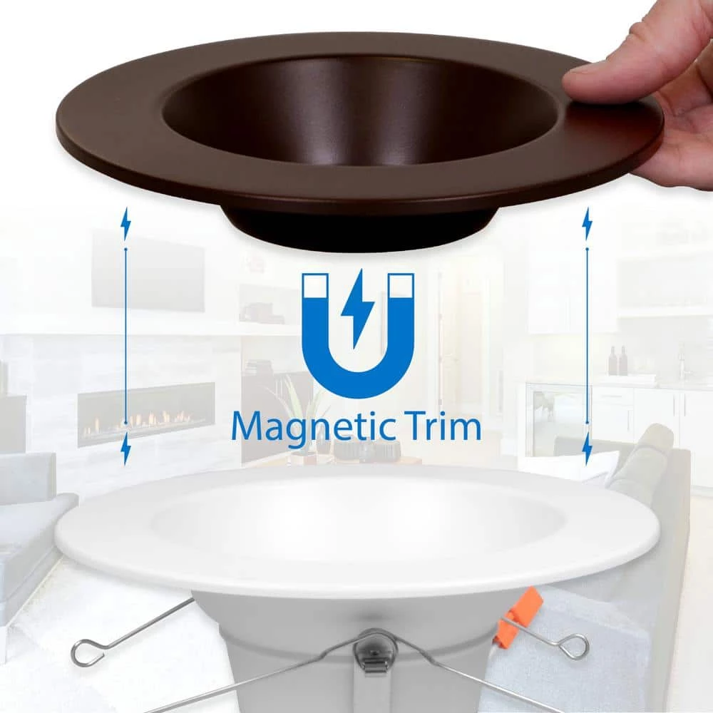 Best reviews of โจ 5 in. to 6 in. Oil-Rubbed Bronze Selectable CCT High-Output Integrated LED Recessed Retrofit Downlight Trim by NICOR ๐ 6 Best reviews of โจ 5 in. to 6 in. Oil-Rubbed Bronze Selectable CCT High-Output Integrated LED Recessed Retrofit Downlight Trim by NICOR ๐ - Image 4