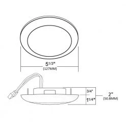 Best Sale 🌟 DLS 4 in. White Integrated LED Recessed Surface Mount Retrofit Trim in 3000K (12-Pack) by NICOR 🔔 -NICOR Sales Store nicor recessed lighting trims dls4 3006 120 3k wh 12pk 44 1000