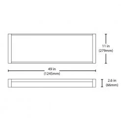 Best Pirce 🔔 ACW 220-Watt Equivalent High-Output White Integrated LED Wraparound Ceiling Light Fixture, 5000K by NICOR ⌛ -NICOR Sales Store nicor wraparound lights acw 20 4h 50k 44 1000