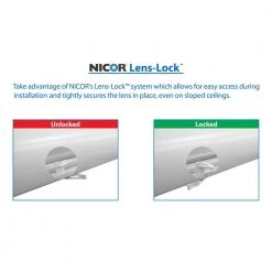 Promo 😉 225-Watt Equivalent White Integrated LED Designer Cloud Wraparound Fixture, High Output, 5000K by NICOR ⭐ -NICOR Sales Store nicor wraparound lights ccw 10 4h unv 50k 4f 1000