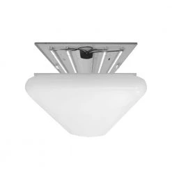 Promo 😉 225-Watt Equivalent White Integrated LED Designer Cloud Wraparound Fixture, High Output, 5000K by NICOR ⭐ -NICOR Sales Store nicor wraparound lights ccw 10 4h unv 50k fa 1000