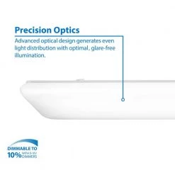 Hot Sale 😍 150-Watt Equivalent White Integrated LED Designer Cloud Wraparound Fixture, 5000K by NICOR 🛒 -NICOR Sales Store nicor wraparound lights ccw 10 4s unv 50k 44 1000