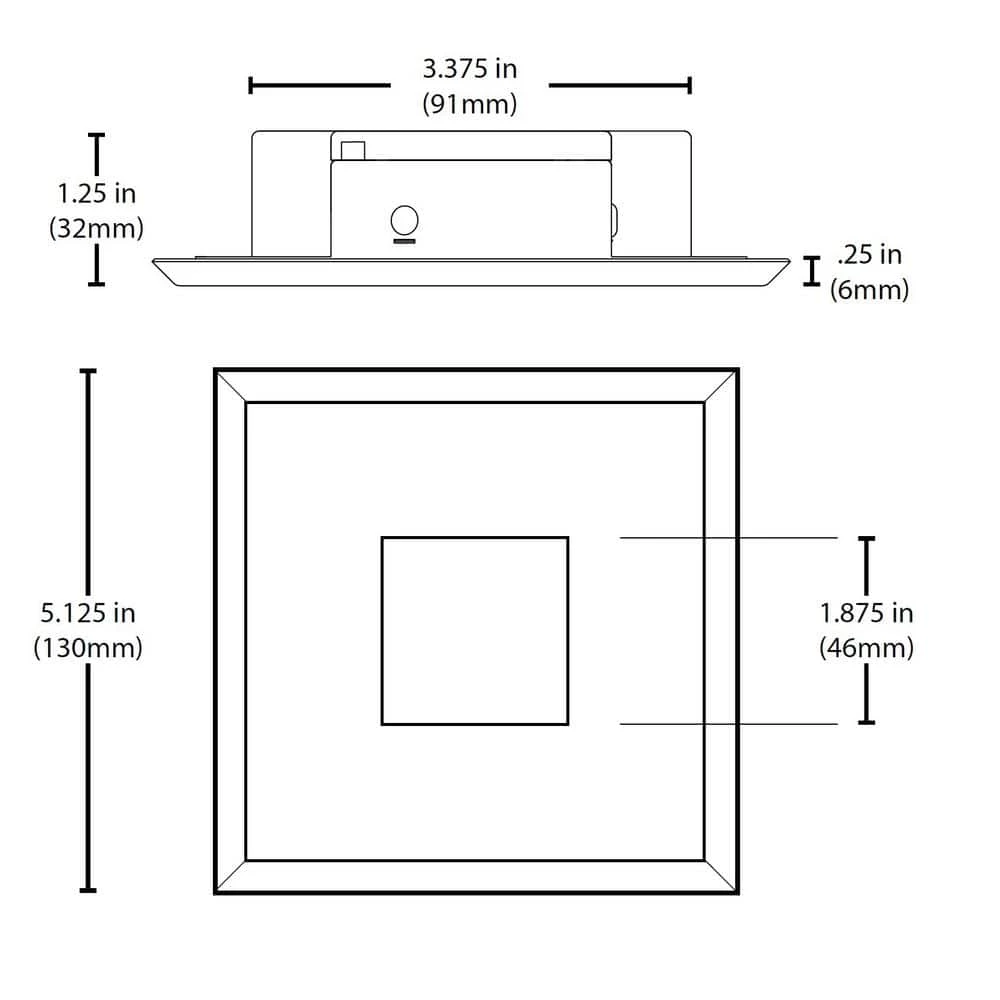 New โค๏ธ SureFit 9.6-Watt Square Oil-Rubbed Bronze Integrated LED Flush Mount with 2700K by NICOR ๐ฅฐ 11 New โค๏ธ SureFit 9.6-Watt Square Oil-Rubbed Bronze Integrated LED Flush Mount with 2700K by NICOR ๐ฅฐ - Image 9