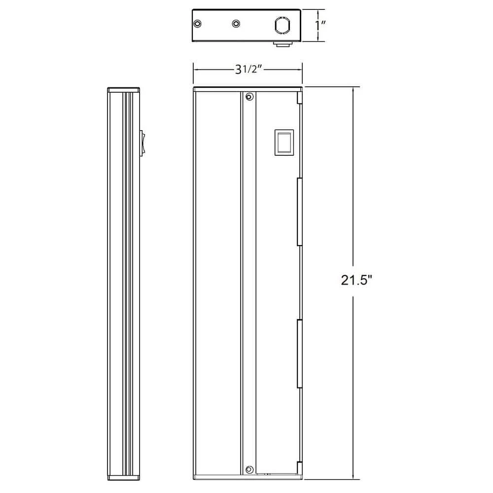 Best Sale ๐ NUC 21 in. LED Oil-Rubbed Bronze Dimmable Under Cabinet Light with Link and Plug Port by NICOR ๐ 6 Best Sale ๐ NUC 21 in. LED Oil-Rubbed Bronze Dimmable Under Cabinet Light with Link and Plug Port by NICOR ๐ - Image 4