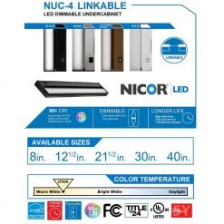 Best Sale ๐ NUC 21 in. LED Oil-Rubbed Bronze Dimmable Under Cabinet Light with Link and Plug Port by NICOR ๐ 15 Best Sale ๐ NUC 21 in. LED Oil-Rubbed Bronze Dimmable Under Cabinet Light with Link and Plug Port by NICOR ๐ -NICOR Sales Store oil rubbed bronze nicor under cabinet lights nuc 4 21 dm l ob fa 1000