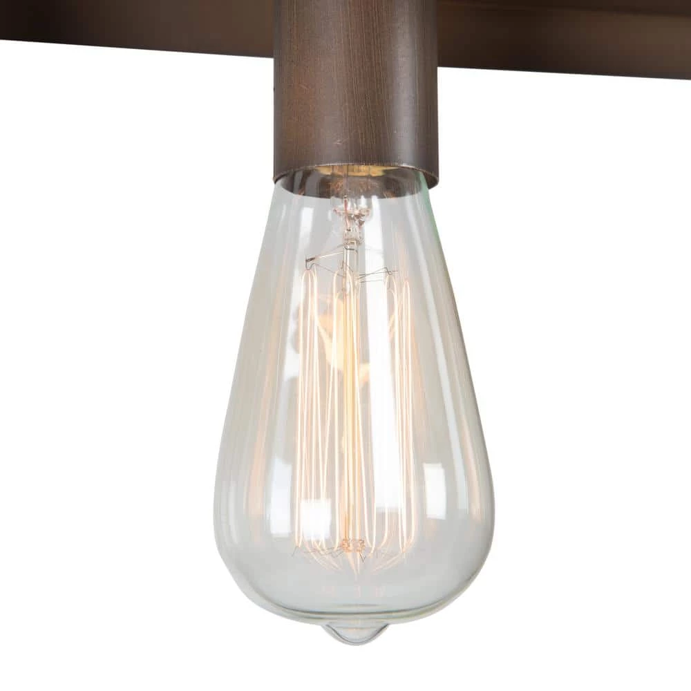 Discount 🌟 Skyline Ridge Collection 4-Light Oil Rubbed Bronze Island Light with Metal Frame by Yosemite Home Decor ✨ 6 Discount 🌟 Skyline Ridge Collection 4-Light Oil Rubbed Bronze Island Light with Metal Frame by Yosemite Home Decor ✨ - Image 4