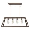 Discount 🌟 Skyline Ridge Collection 4-Light Oil Rubbed Bronze Island Light with Metal Frame by Yosemite Home Decor ✨ -NICOR Sales Store oil rubbed bronze yosemite home decor chandeliers 480 4d orb 64 1000
