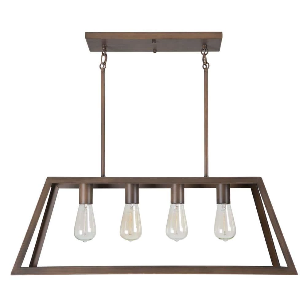 Discount 🌟 Skyline Ridge Collection 4-Light Oil Rubbed Bronze Island Light with Metal Frame by Yosemite Home Decor ✨ 3 Discount 🌟 Skyline Ridge Collection 4-Light Oil Rubbed Bronze Island Light with Metal Frame by Yosemite Home Decor ✨