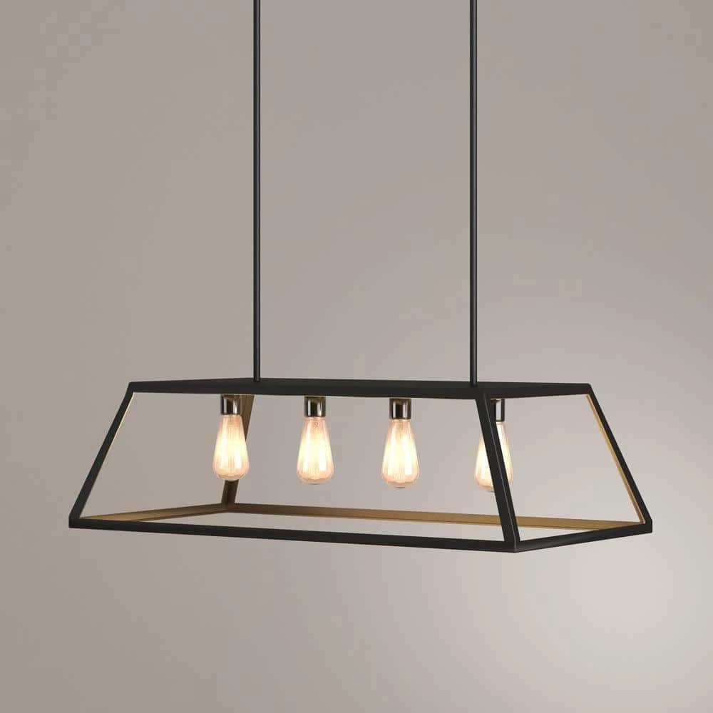 Discount 🌟 Skyline Ridge Collection 4-Light Oil Rubbed Bronze Island Light with Metal Frame by Yosemite Home Decor ✨ 8 Discount 🌟 Skyline Ridge Collection 4-Light Oil Rubbed Bronze Island Light with Metal Frame by Yosemite Home Decor ✨ - Image 6