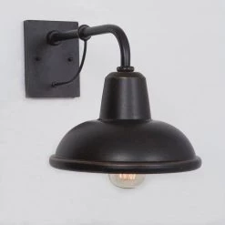 Best Sale 🔔 Brawley Collection 1-Light Oil-Rubbed Bronze Outdoor Wall Lantern Sconce by Yosemite Home Decor 🎁 -NICOR Sales Store oil rubbed bronze yosemite home decor outdoor sconces 24301 1orb c3 1000