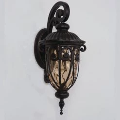 Best Sale 🎉 Viviana Collection 1-Light Oil-Rubbed Bronze Outdoor Wall Lantern Sconce by Yosemite Home Decor 😀 -NICOR Sales Store oil rubbed bronze yosemite home decor outdoor sconces 519sdiorb 1f 1000