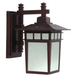 Outlet ⌛ Dante Collection 1-Light Oil Rubbed Bronze Outdoor Wall Lantern Sconce by Yosemite Home Decor 🔥 -NICOR Sales Store oil rubbed bronze yosemite home decor outdoor sconces fl2072ldorb 1f 1000