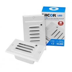 Cheap 👍 STP Series Hardwire White LED Stair Light with Dusk to Dawn Sensor by NICOR 😍