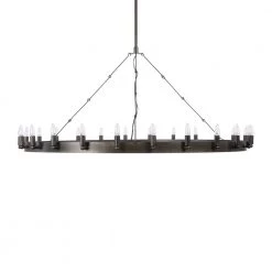 Deals 🛒 Farrington Collection 24-Light Raw Iron Gray Chandelier by Yosemite Home Decor 😉 -NICOR Sales Store raw iron gray yosemite home decor chandeliers sc20583 24rg 60 4f 1000